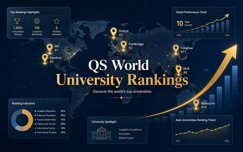 2026年QS世界大学排名发布:英美高校继续领跑,亚洲院校强势上升